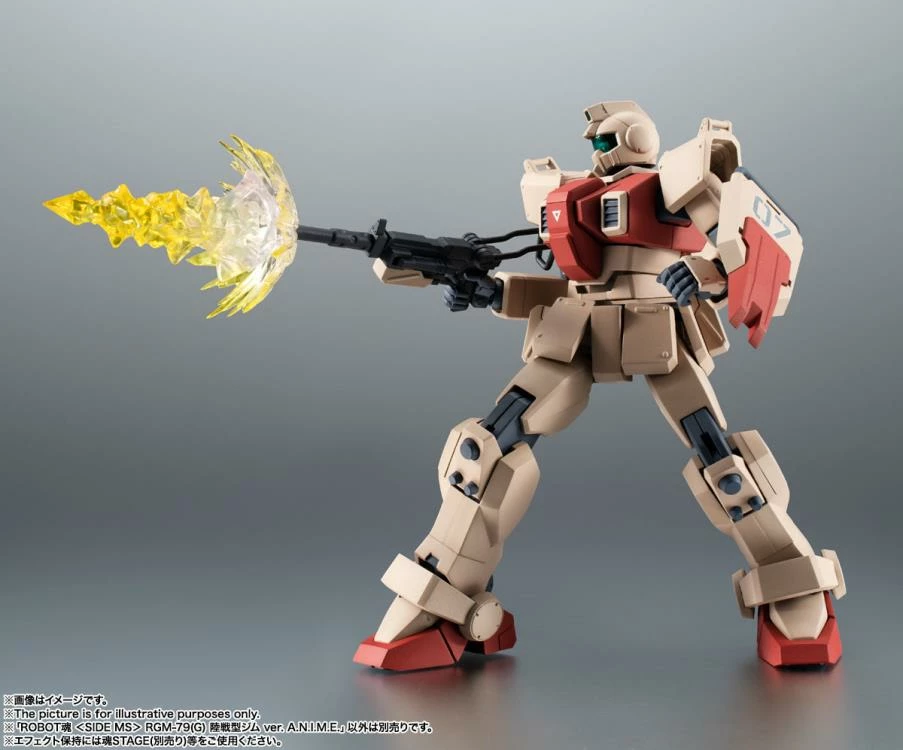 Bandai Gundam Robot Spirits The 08th MS Team RGM-79(G) GM Ground Type Ver. A.N.I.M.E. 12 Bandai Gundam Robot Spirits The 08th MS Team RGM-79(G) GM Ground Type Ver. A.N.I.M.E. - Image 10