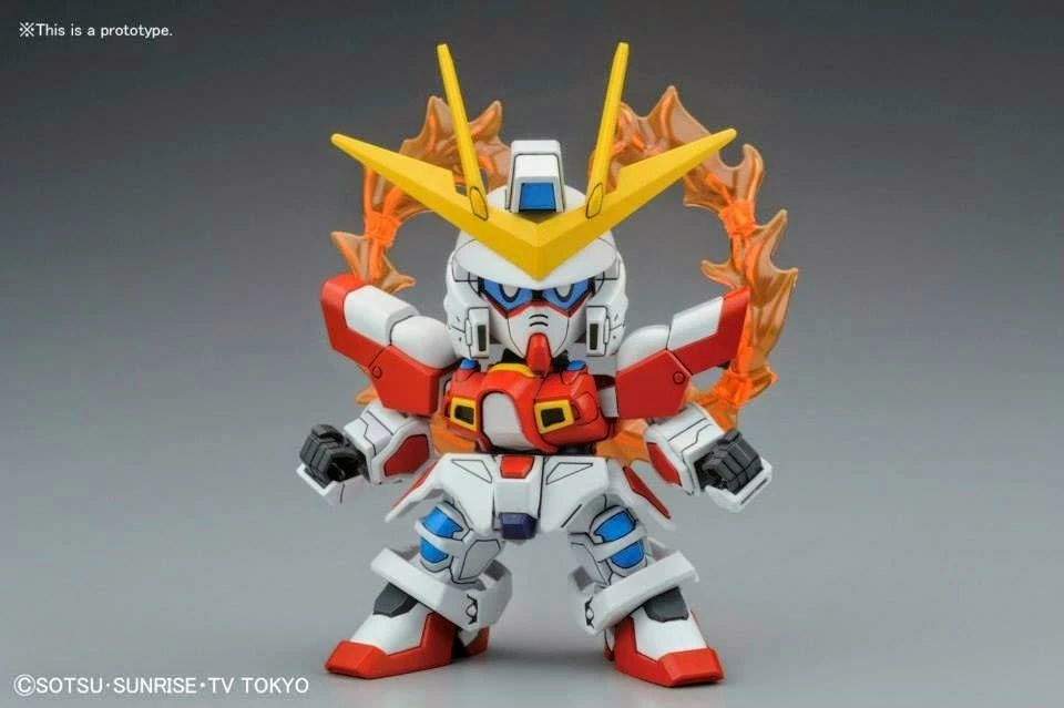 Bandai Hobby BB#396 SD Build Burning Gundam Model Kit 7 Bandai Hobby BB#396 SD Build Burning Gundam Model Kit - Image 5