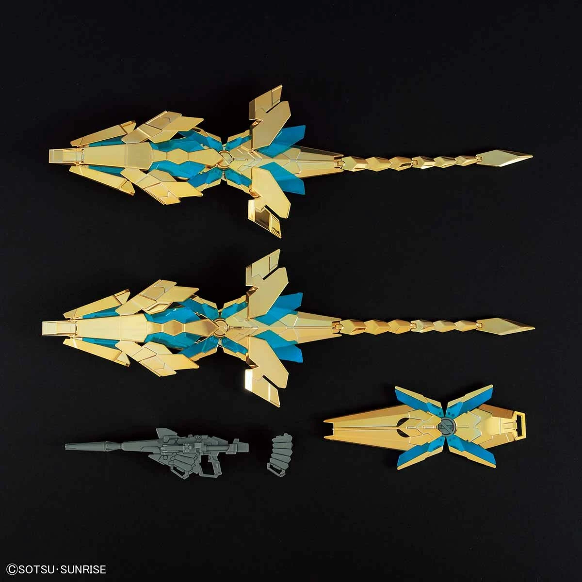 Bandai HGUC 1/144 #216 Unicorn Gundam 03 Phenex Destroy Mode (Narrative Ver.) Gold Coating 7 Bandai HGUC 1/144 #216 Unicorn Gundam 03 Phenex Destroy Mode (Narrative Ver.) Gold Coating - Image 5