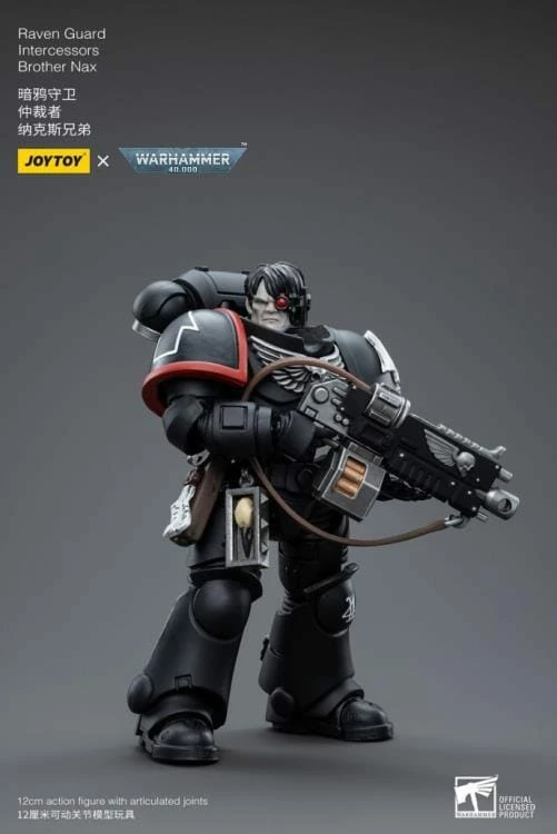 Warhammer 40K Raven Guard Intercessors Brother Nax 1/18 Scale Figure 5 Warhammer 40K Raven Guard Intercessors Brother Nax 1/18 Scale Figure - Image 3