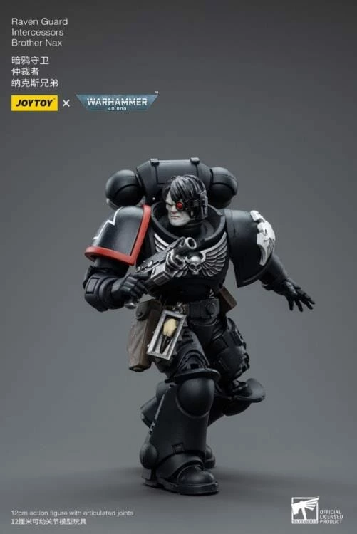 Warhammer 40K Raven Guard Intercessors Brother Nax 1/18 Scale Figure 6 Warhammer 40K Raven Guard Intercessors Brother Nax 1/18 Scale Figure - Image 4