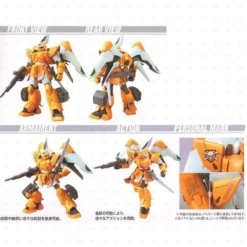 Bandai HG 1/144 #02 Mobile Ginn (Miguel's Ginn) -Bandai Shop 4543112253026 2 3