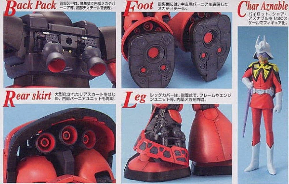 Bandai MS-09RS Rick Dom Char Custom MG 7 Bandai MS-09RS Rick Dom Char Custom MG - Image 5