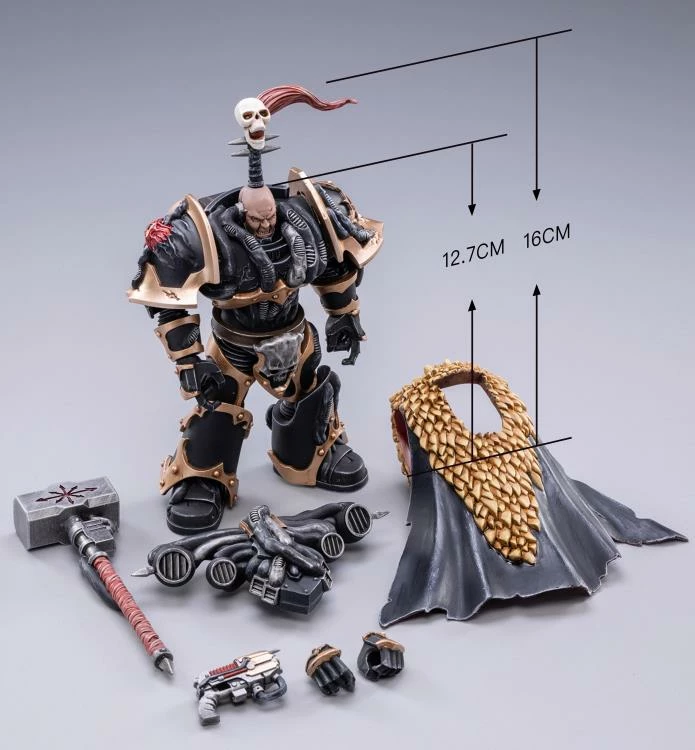 Warhammer 40K Black Legion Lord Khalos The Ravager 1/18 Scale Figure 10 Warhammer 40K Black Legion Lord Khalos The Ravager 1/18 Scale Figure - Image 8