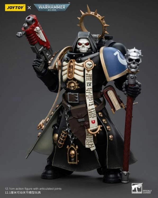 Warhammer 40K Ultramarines Primaris Chaplain Brother Varus 1/18 Scale Figure 6 Warhammer 40K Ultramarines Primaris Chaplain Brother Varus 1/18 Scale Figure - Image 4