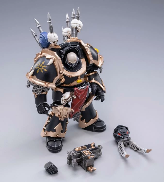 Warhammer 40K Black Legion Brother Bathalorr 1/18 Scale Figure 8 Warhammer 40K Black Legion Brother Bathalorr 1/18 Scale Figure - Image 6