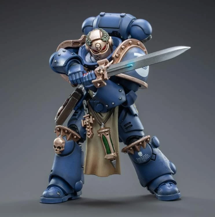Warhammer 40K Ultramarines Primaris Company Champion 1/18 Scale Figure 6 Warhammer 40K Ultramarines Primaris Company Champion 1/18 Scale Figure - Image 4