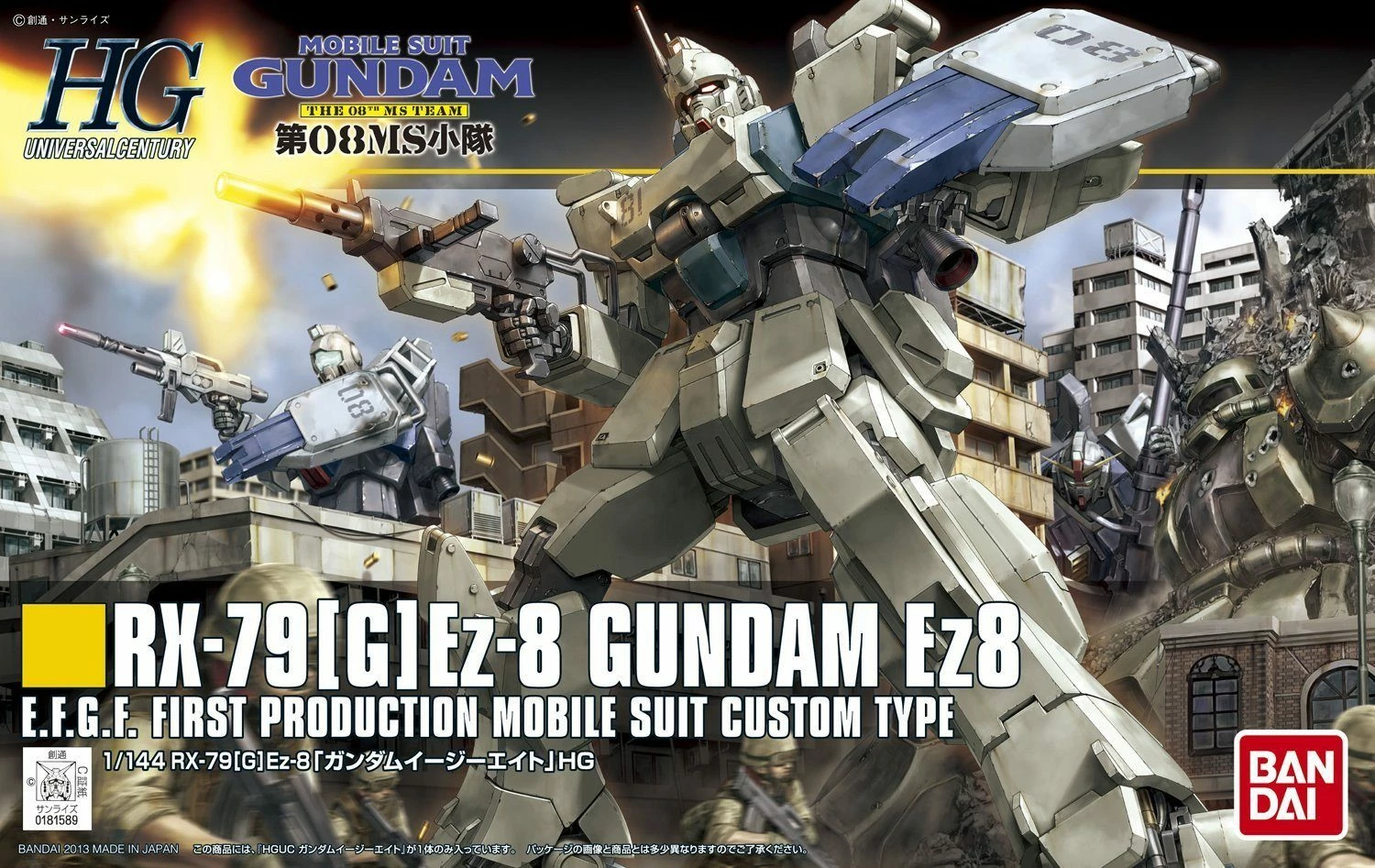 Bandai HGUC 1/144 #155 RX-79(G)Ez-8 Gundam Ez8 4 Bandai HGUC 1/144 #155 RX-79(G)Ez-8 Gundam Ez8 - Image 2