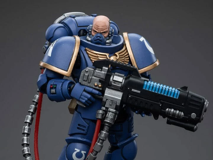 Warhammer 40K Ultramarines Hellblasters Brother Torsus 1/18 Scale Figure 3 Warhammer 40K Ultramarines Hellblasters Brother Torsus 1/18 Scale Figure