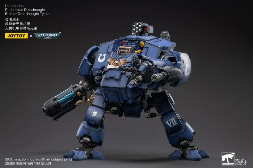 Warhammer 40K Ultramarines Redemptor Dreadnought Brother Tyleas 1/18 Scale Figure 10 Warhammer 40K Ultramarines Redemptor Dreadnought Brother Tyleas 1/18 Scale Figure - Image 8