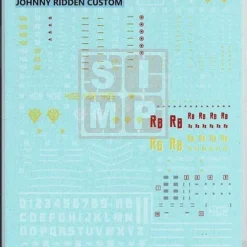 C18 RG 1/144 Zaku II R2 Johnny Ridden Custom Water Slide Decals