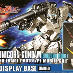 Bandai HGUC 1/144 #101 RX-0 Unicorn Gundam (Unicorn Mode) + Unicorn Head -Bandai Shop HGUC Unicorn Gundam Display