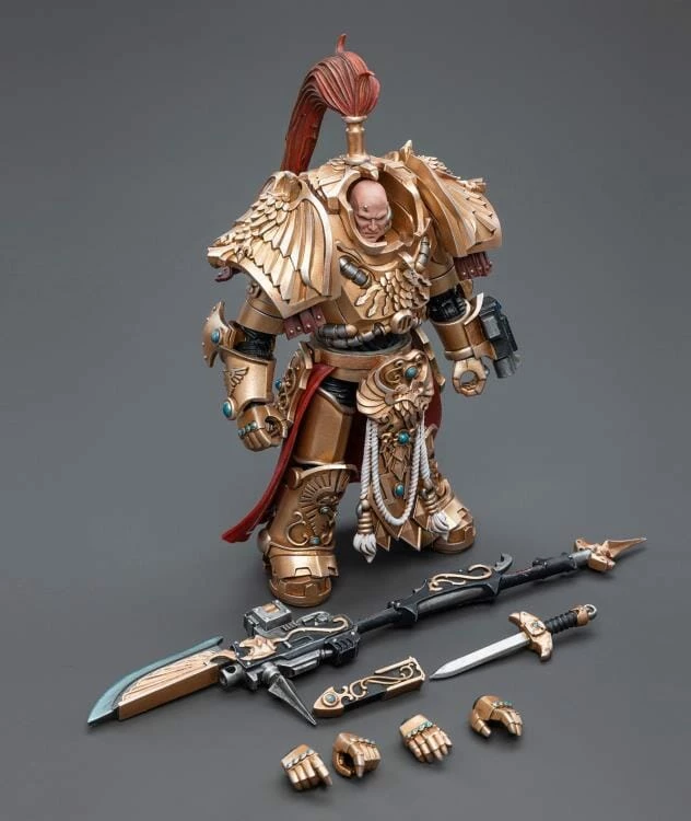 Warhammer 40K Adeptus Custodes Shield Captain In Allarus Terminator Armor Hydon Seronis 1/18 Scale Figure 10 Warhammer 40K Adeptus Custodes Shield Captain In Allarus Terminator Armor Hydon Seronis 1/18 Scale Figure - Image 8