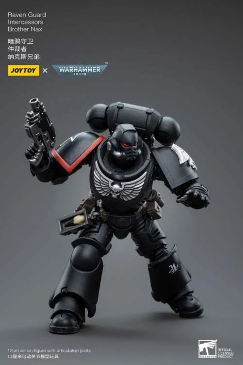 Warhammer 40K Raven Guard Intercessors Brother Nax 1/18 Scale Figure 9 Warhammer 40K Raven Guard Intercessors Brother Nax 1/18 Scale Figure - Image 7
