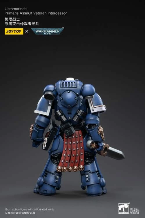 Warhammer 40K Ultramarines Primaris Assault Veteran Intercessor 1/18 Scale Figure 9 Warhammer 40K Ultramarines Primaris Assault Veteran Intercessor 1/18 Scale Figure - Image 7