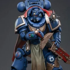 Warhammer 40K Ultramarines Captain With Master-Crafted Heavy Bolt Rifle 1/18 Scale Figure