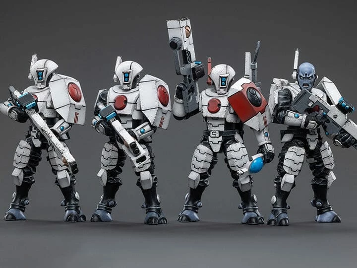 Warhammer 40K T'au Empire Fire Warrior 1/18 Scale Figure Set 3 Warhammer 40K T'au Empire Fire Warrior 1/18 Scale Figure Set