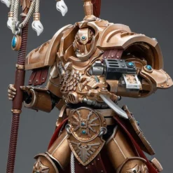 Warhammer 40K Adeptus Custodes Vexilus Praetor In Allarus Terminator Armor Phelam Tolguror 1/18 Scale Figure