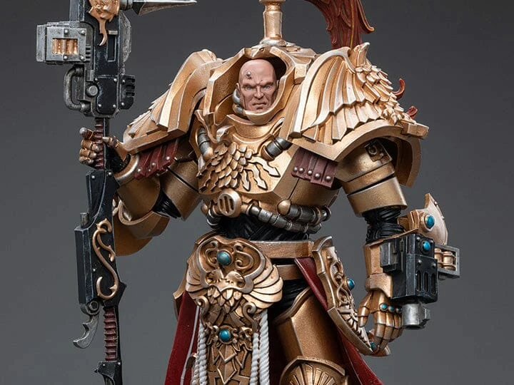Warhammer 40K Adeptus Custodes Shield Captain In Allarus Terminator Armor Hydon Seronis 1/18 Scale Figure 3 Warhammer 40K Adeptus Custodes Shield Captain In Allarus Terminator Armor Hydon Seronis 1/18 Scale Figure