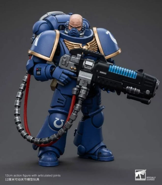 Warhammer 40K Ultramarines Hellblasters Brother Torsus 1/18 Scale Figure 5 Warhammer 40K Ultramarines Hellblasters Brother Torsus 1/18 Scale Figure - Image 3