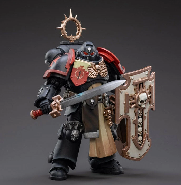 Warhammer 40K Primaris Space Marines Black Templars Bladeguard Veteran 1/18 Scale Figure 9 Warhammer 40K Primaris Space Marines Black Templars Bladeguard Veteran 1/18 Scale Figure - Image 7