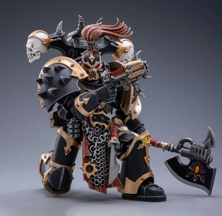 Warhammer 40K Black Legion Brother Narghast 1/18 Scale Figure 6 Warhammer 40K Black Legion Brother Narghast 1/18 Scale Figure - Image 4