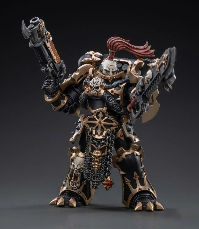 Warhammer 40K Black Legion Havocs Champion Brother Slael 1/18 Scale Figure 7 Warhammer 40K Black Legion Havocs Champion Brother Slael 1/18 Scale Figure - Image 5