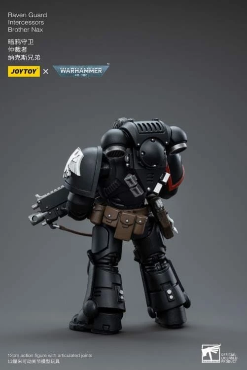 Warhammer 40K Raven Guard Intercessors Brother Nax 1/18 Scale Figure 10 Warhammer 40K Raven Guard Intercessors Brother Nax 1/18 Scale Figure - Image 8