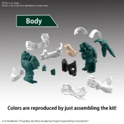 Bandai My Hero Academia Entry Grade Izuku Midoriya Model Kit -Bandai Shop eg izukumidoriya 02