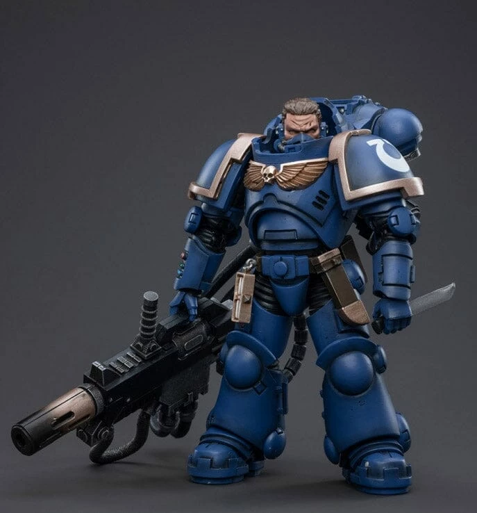 Warhammer 40K Ultramarines Primaris Eradicator 3 1/18 Scale Figure 4 Warhammer 40K Ultramarines Primaris Eradicator 3 1/18 Scale Figure - Image 2