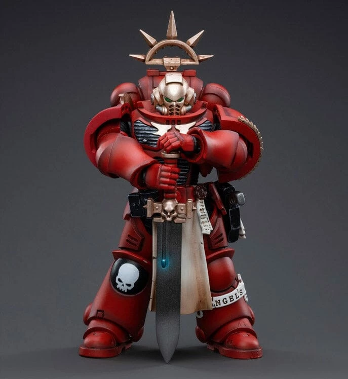 Warhammer 40K Blood Angels Veteran Laenatus 1/18 Scale Figure 4 Warhammer 40K Blood Angels Veteran Laenatus 1/18 Scale Figure - Image 2