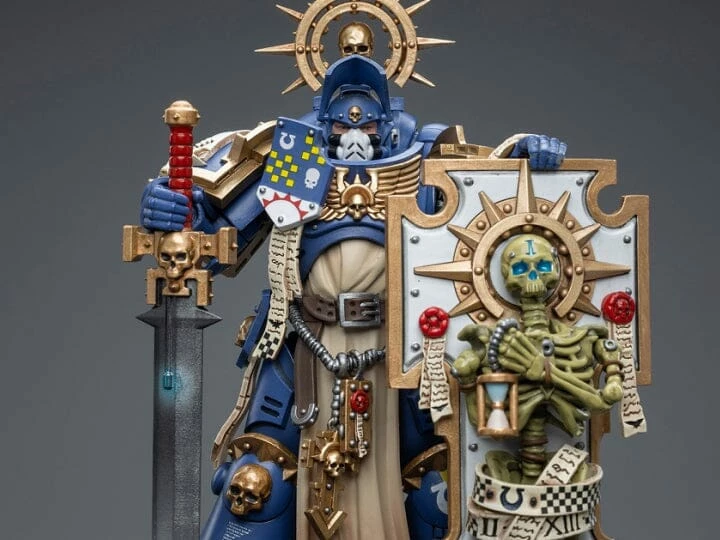 Warhammer 40K Ultramarines Primaris Captain (Relic Shield And Power Sword) 1/18 Scale Figure 3 Warhammer 40K Ultramarines Primaris Captain (Relic Shield And Power Sword) 1/18 Scale Figure