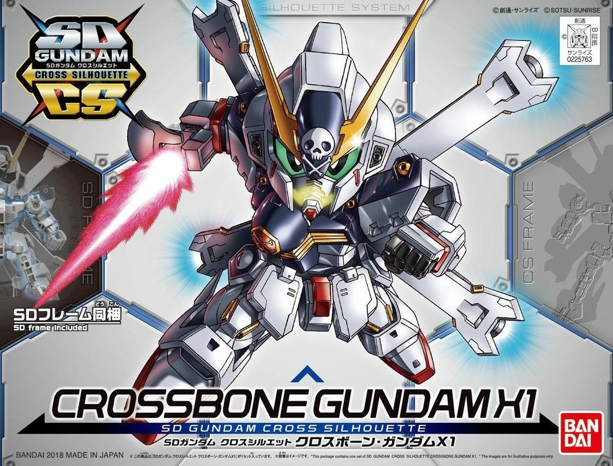 #2 Crossbone Gundam X1 "Crossbone Gundam", Bandai SDGCS 4 #2 Crossbone Gundam X1 "Crossbone Gundam", Bandai SDGCS - Image 2